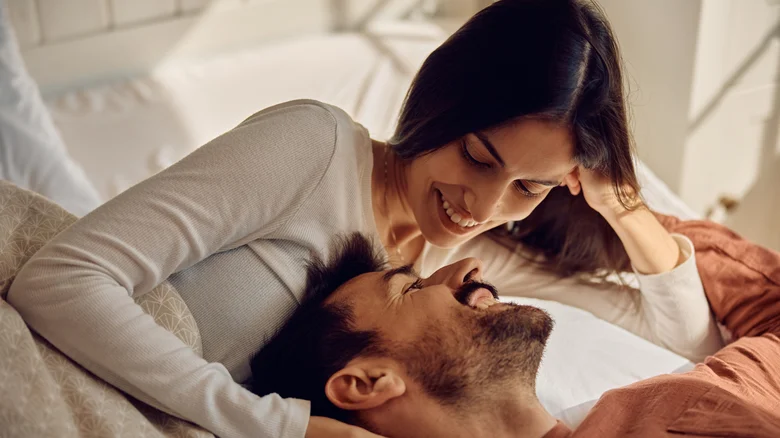 Happy confident couple